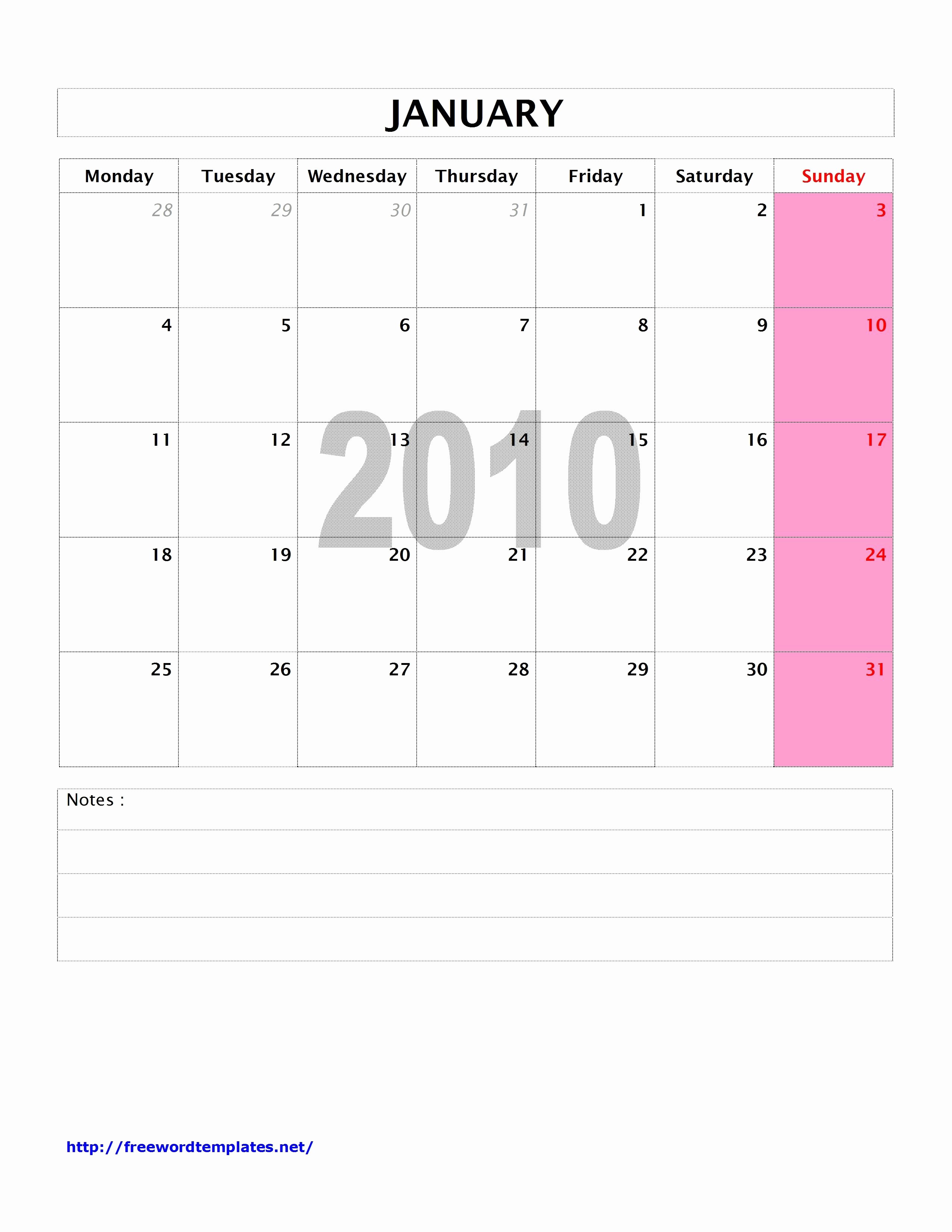 Calendar Templates for Microsoft Word New 9 Best Of Ms Word 2010 Templates Blood Pressure