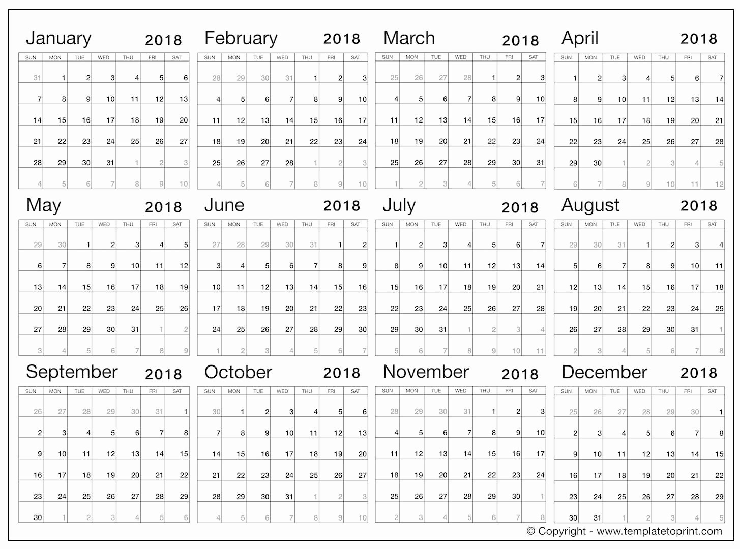Calendar that I Can Edit Fresh 2018 Calendar Template Word 2018 Calendar Template to Edit