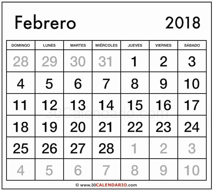 Calendario Febrero 2018 Para Imprimir Awesome Calendario 2019 Chile Takvim Kalender Hd