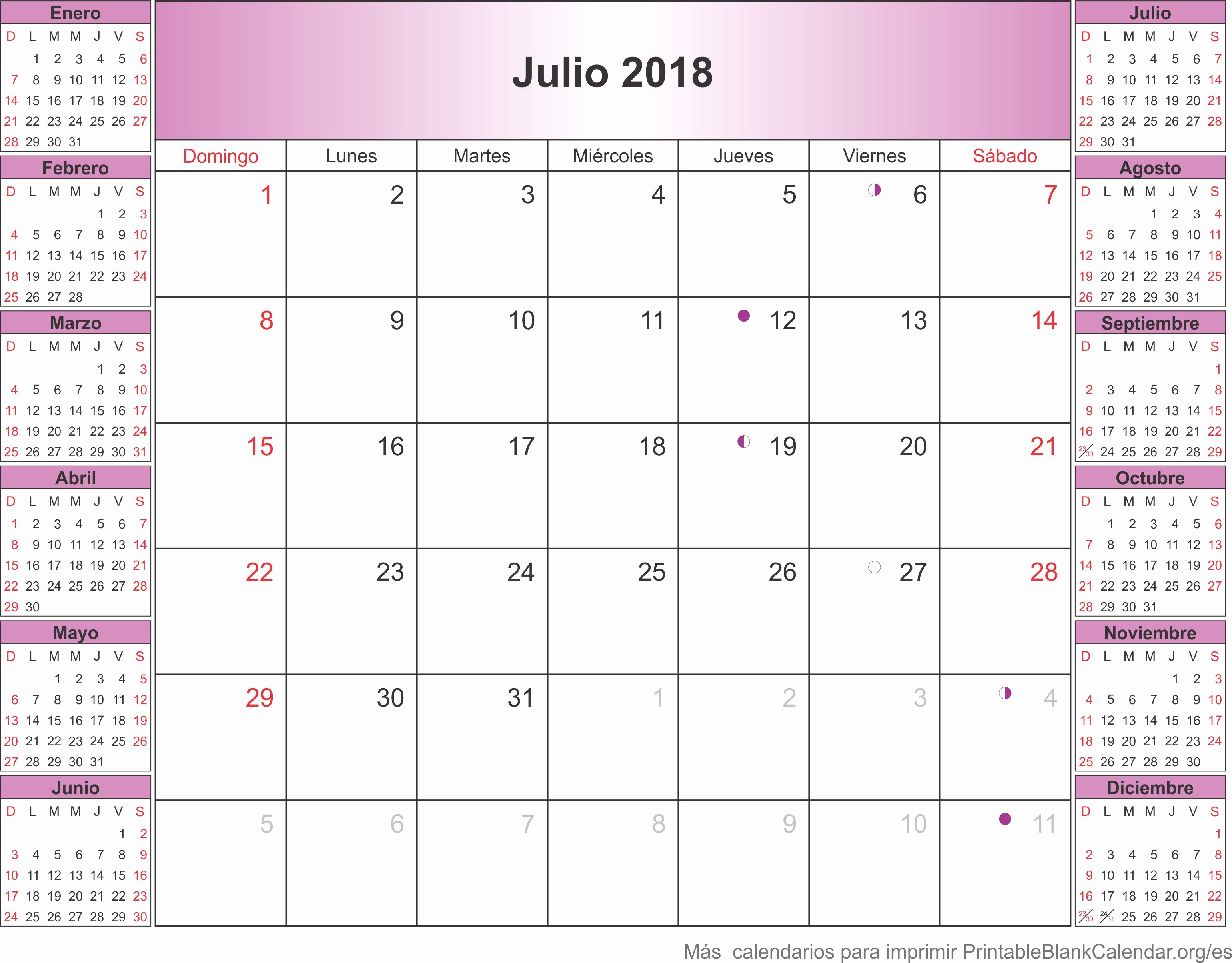 Calendario Febrero 2018 Para Imprimir Lovely Julio Calendario 2018 Related Keywords Julio Calendario