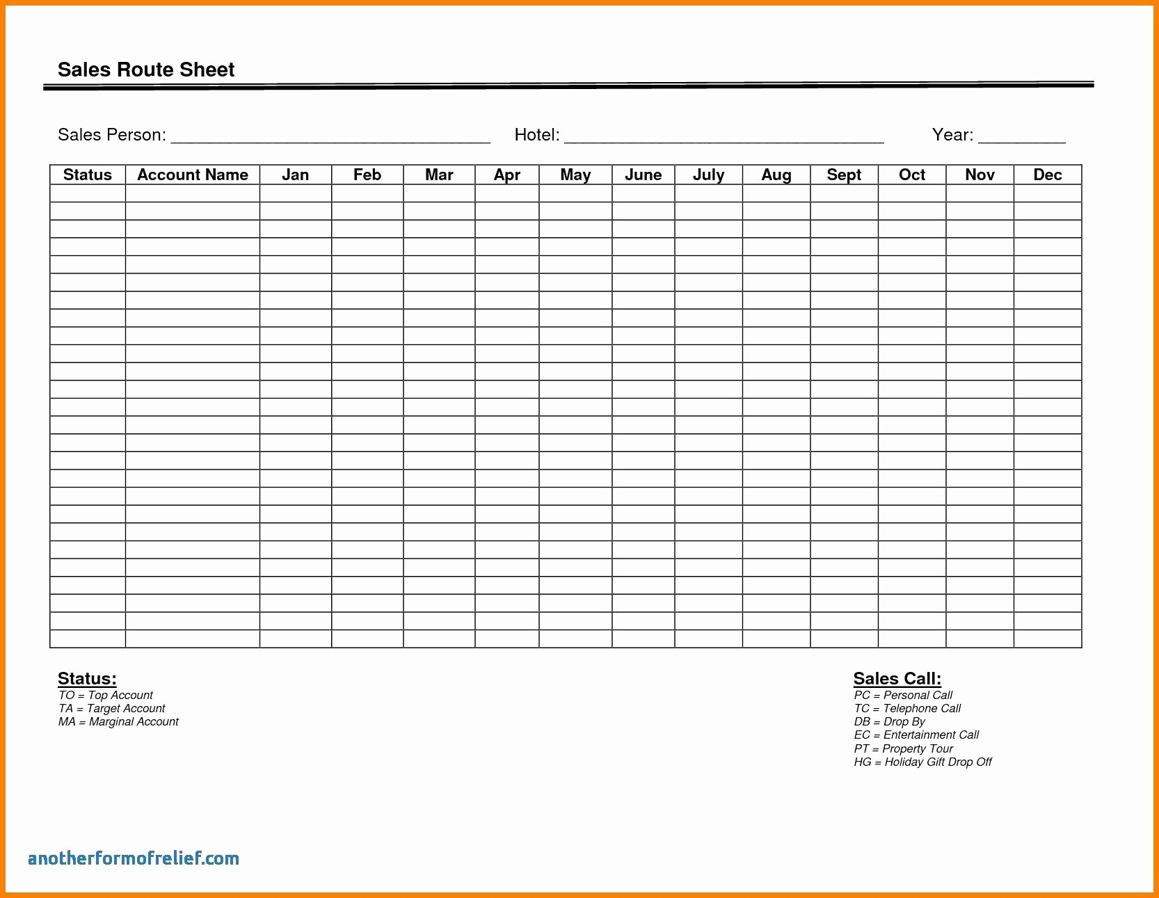 Call Sheets for Sales Reps Unique Template Call Sheet Template Excel