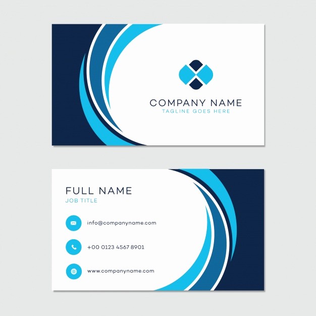 Calling Card Template Free Download New Business Card Template Vector
