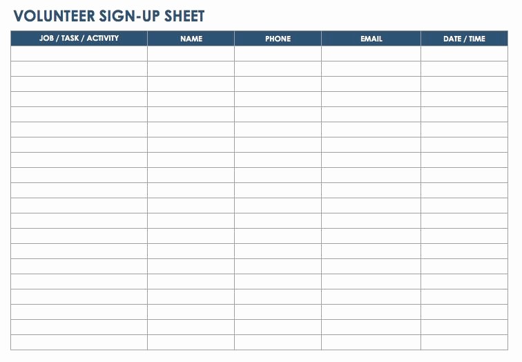 Carpool Sign Up Sheet Template Best Of Free Sign In and Sign Up Sheet Templates