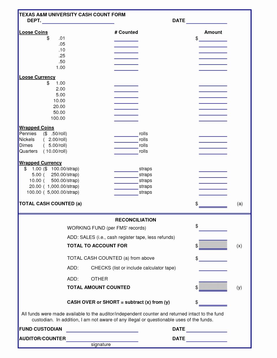 Cash Drawer Balance Sheet Template Awesome Cash Drawer Tally Sheet Template Index Cdn