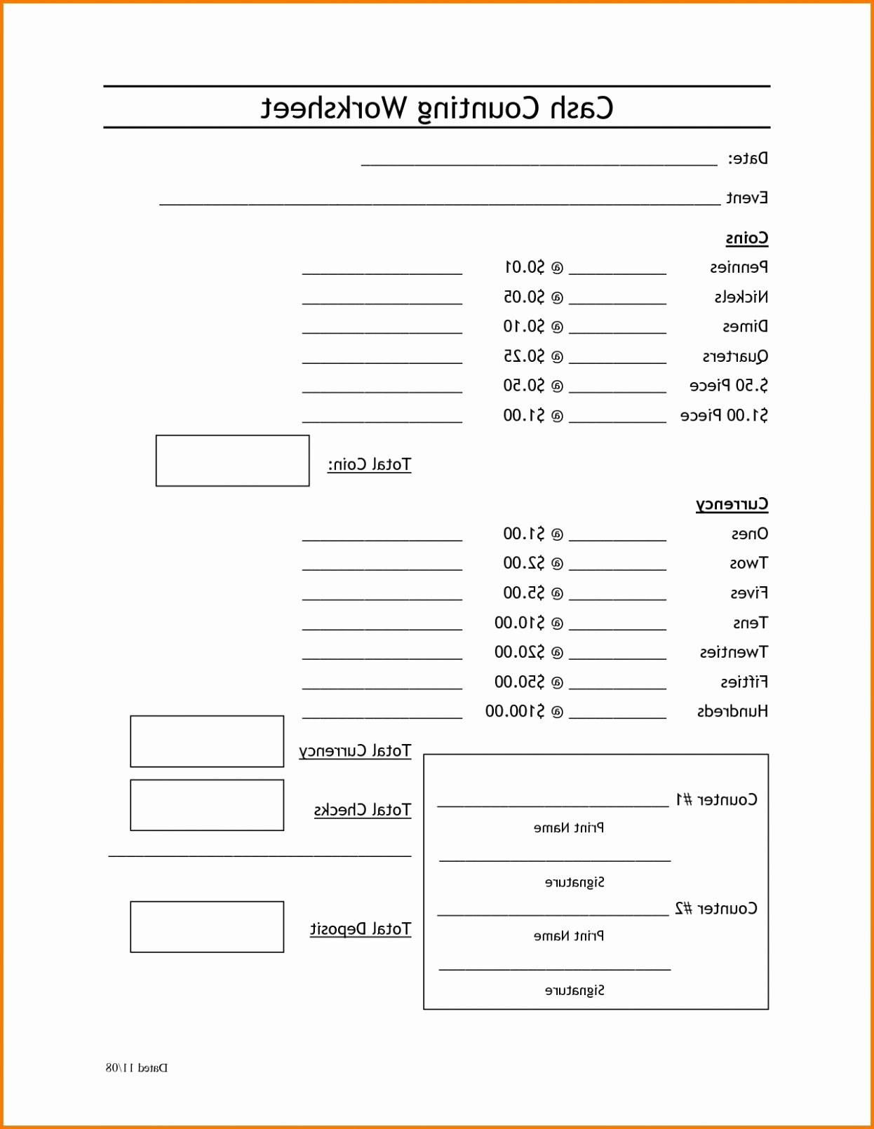 Cash Drawer Balance Sheet Template Fresh Cash Drawer Balance Sheet