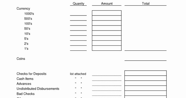 Cash In Cash Out Template Luxury Daily Cash Sheet Template
