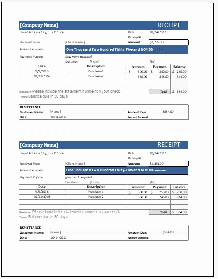 Cash Receipt format In Excel Beautiful Cash Receipt Templates for Ms Word &amp; Excel