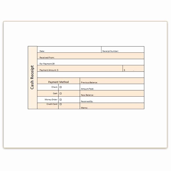 Cash Receipt format In Excel Fresh Download A Free Cash Receipt Template for Word or Excel