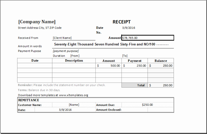 Cash Receipt format In Excel Lovely 6 Cash Receipt format In Excel Receipts Template