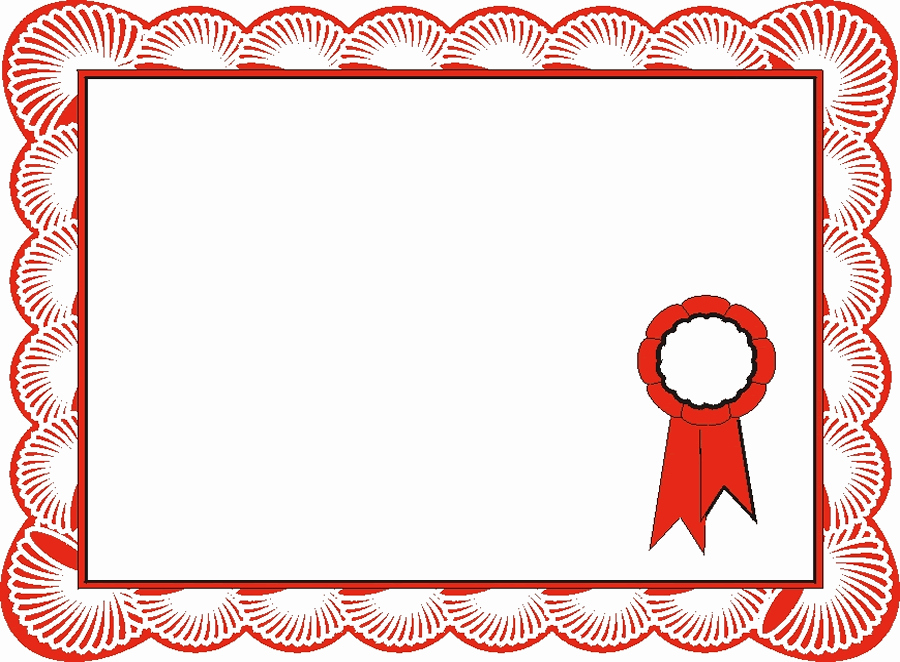 Certificate Design Templates Free Download Elegant Red Border Certificate Templates