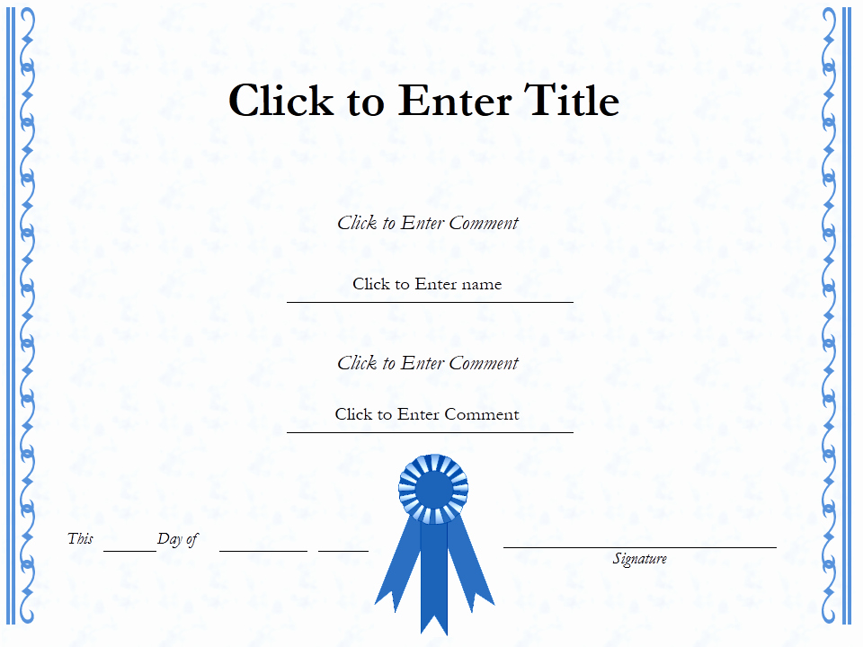 Certificate Of Completion Template Powerpoint Beautiful How to Create Certificate Achievement Templates In
