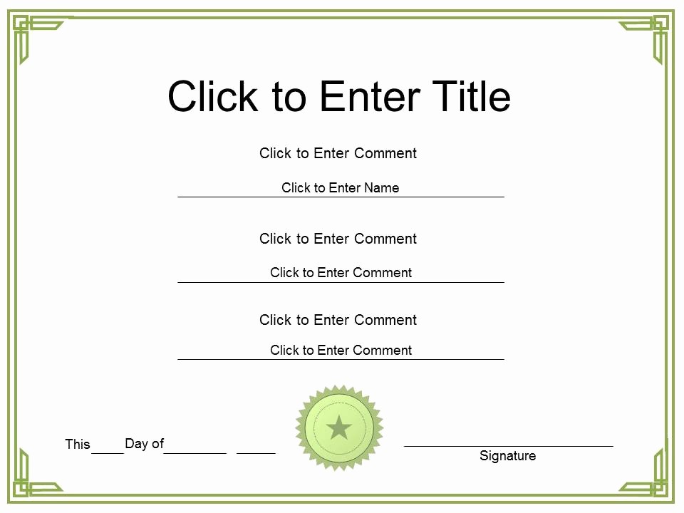 Certificate Of Completion Template Powerpoint New College Appreciation Certificate Template Of Pletion