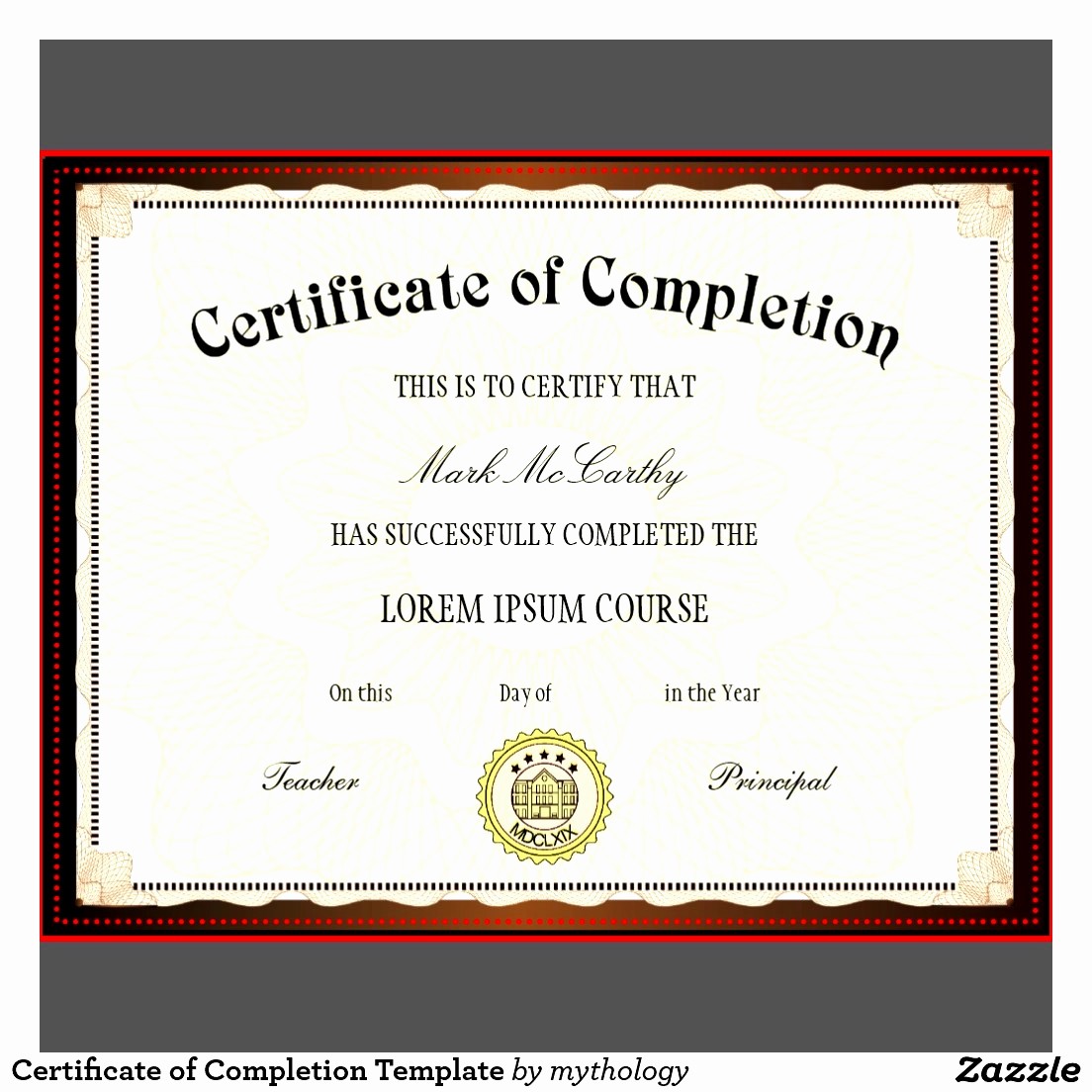 Certificate Of Course Completion Template Fresh Blank Certificates Pletion Mughals