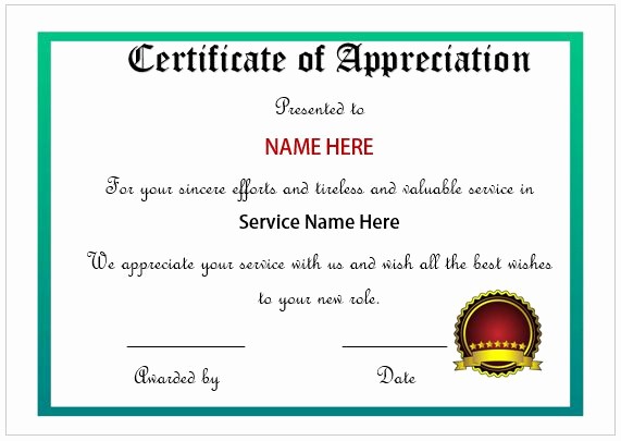 Certificate Of Excellence for Employee Inspirational 20 Free Certificates Appreciation for Employees