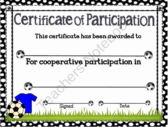 Certificate Of Participation for Kids Lovely 8 Best Certificate Images On Pinterest