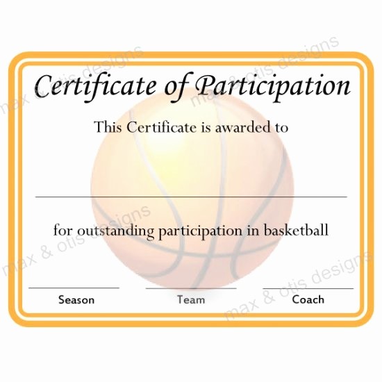 Certificate Of Participation for Kids New 6 Best Of Fillable and Printable Award Certificates