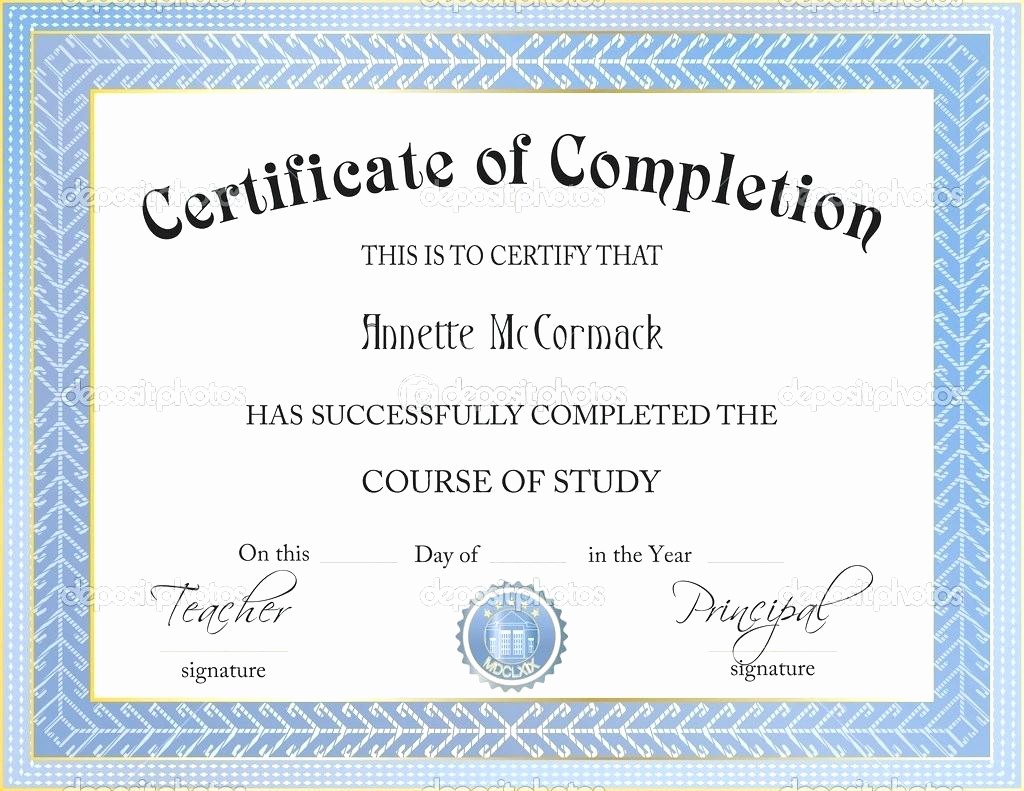 Certificate Of Training Template Word Inspirational Template Training Certificate Template Word