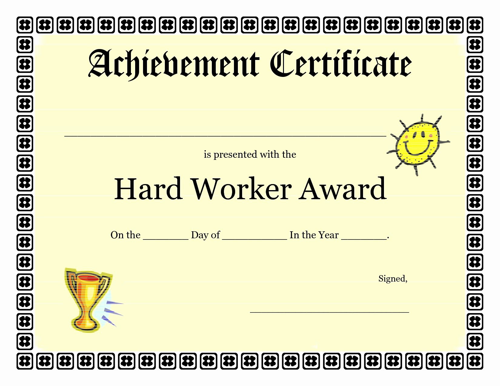 Certificates Of Achievement for Students Luxury Printable Achievement Certificates Kids