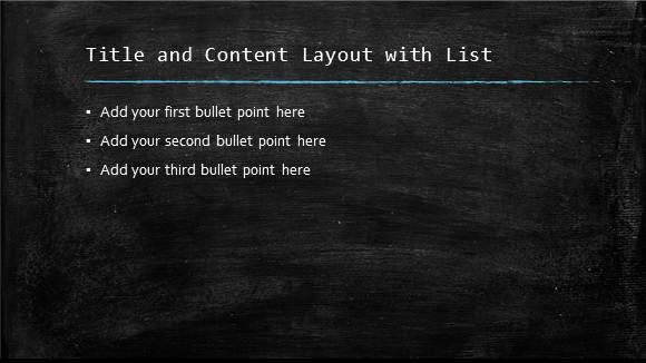 Chalkboard Powerpoint Template Free Download Inspirational Free Classroom Chalkboard Template for Powerpoint Line