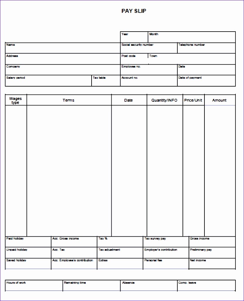 free paystub template excel f7108