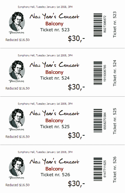 Chicken Plate Sale Ticket Template Beautiful Ticketcreator Create Design and Print Tickets with