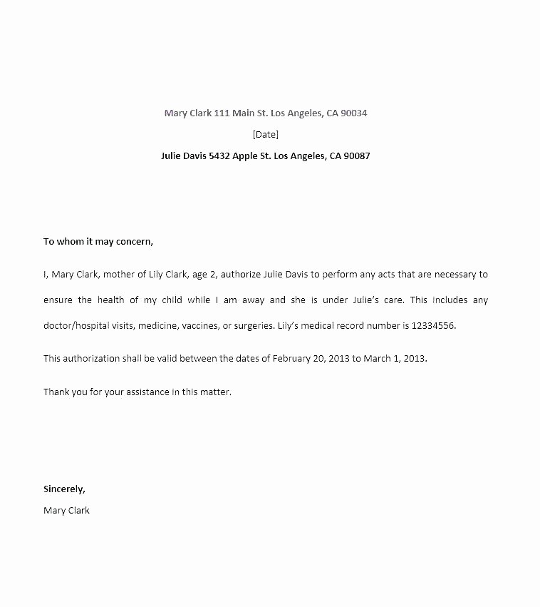 Child Absence From School Letter Inspirational Sample Permission Letters Letter for School Students Field