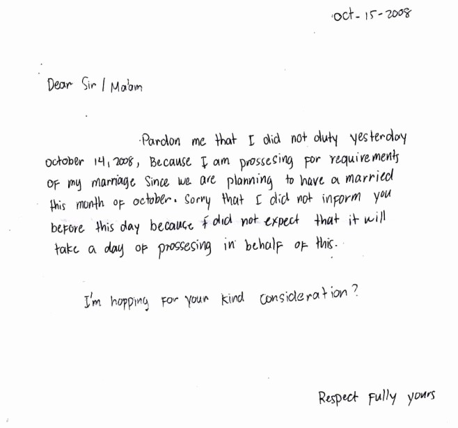 Child Absence From School Letter Luxury Free Sample Cv Resume Write Letter to Teacher for Absent
