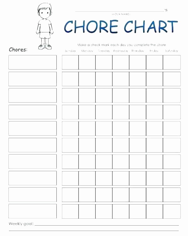 Chore Chart Template Google Docs Best Of Chore Chart Template Excel Beautiful Unique Excel Chore