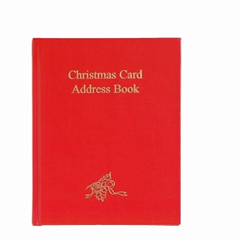Christmas Card List Address Book Lovely Cc54b Christmas Card Address Book Charfleet Book Bindery