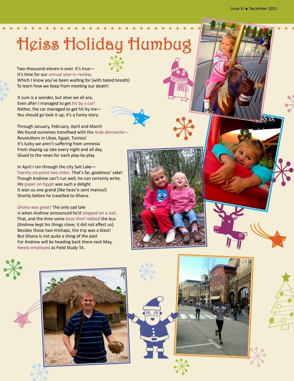 Christmas Family Newsletter Templates Free Inspirational Christmas Photo Newsletter Template