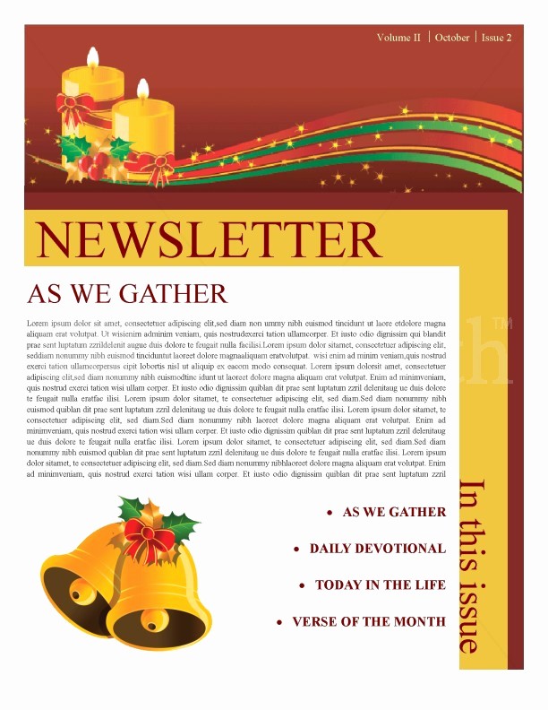 Christmas Family Newsletter Templates Free Lovely Christmas Newsletter
