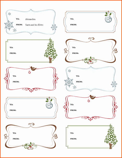 Christmas Gift Tag Template Word Best Of 6 Microsoft Word Christmas Templates Bookletemplate