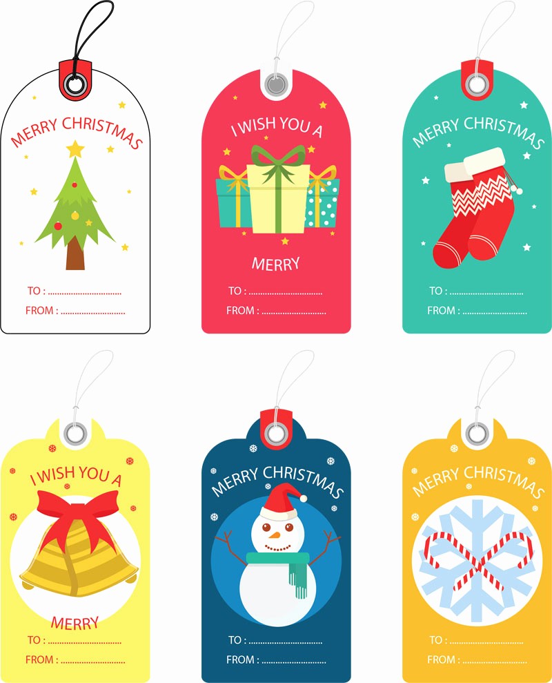 Christmas Gift Tags Template Free Awesome Free Christmas Gift Tag Templates Editable &amp; Printable