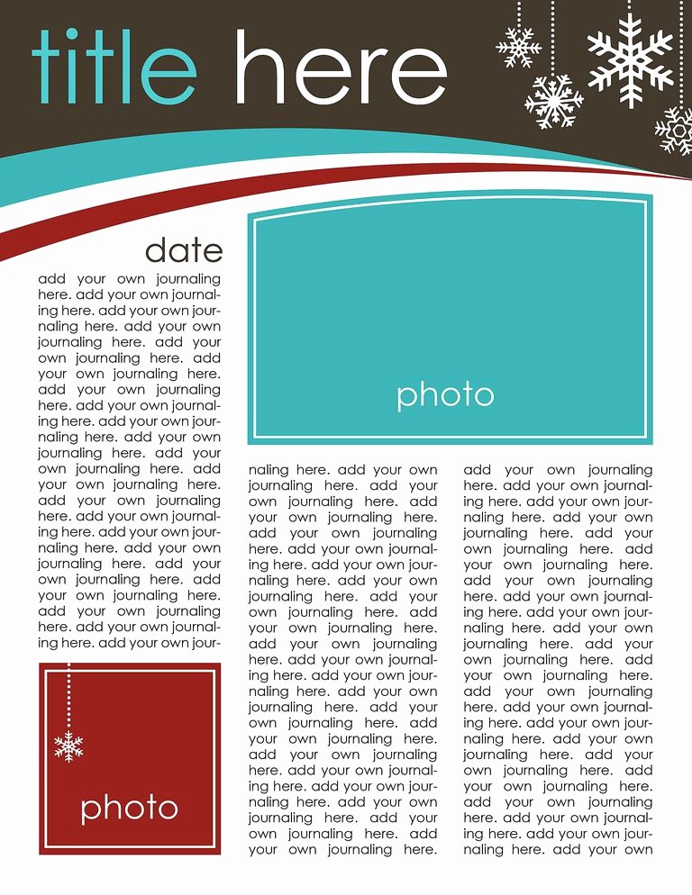 Christmas Letter Template with Photos Inspirational 49 Free Christmas Letter Templates that You Ll Love