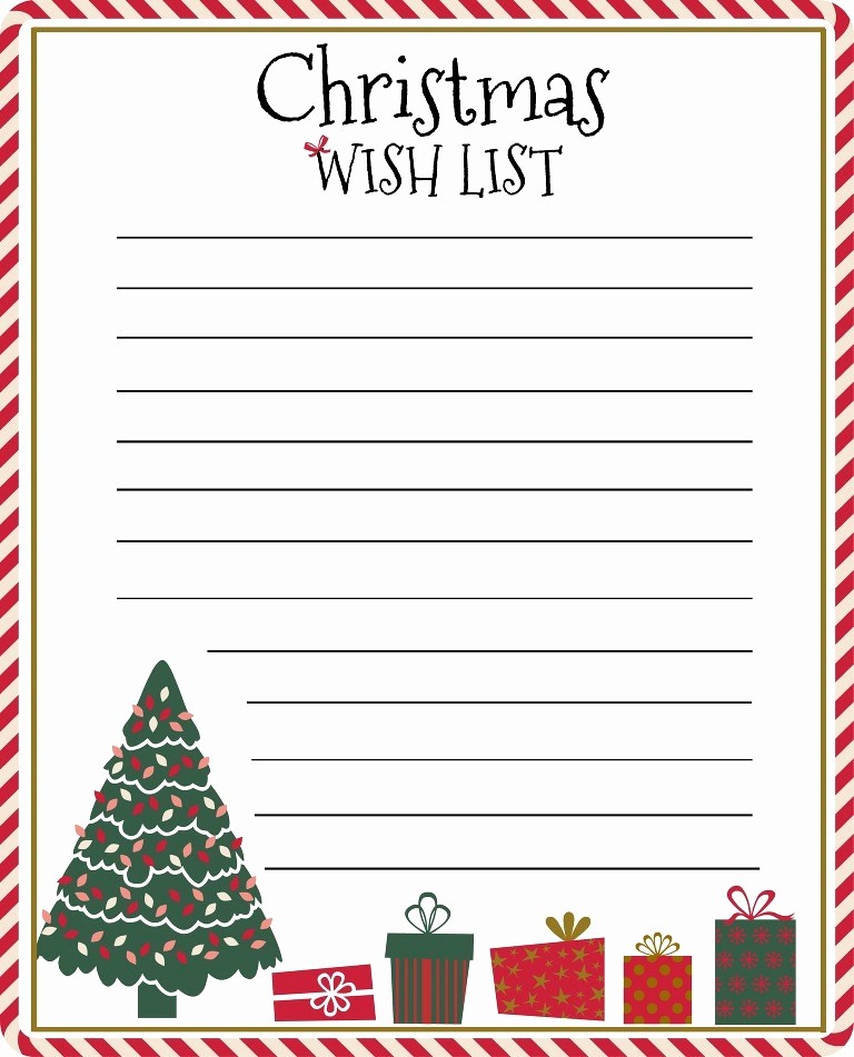Christmas Shopping List Template Printable Awesome Free Wish List Printable for Easy Cyber Monday Shopping