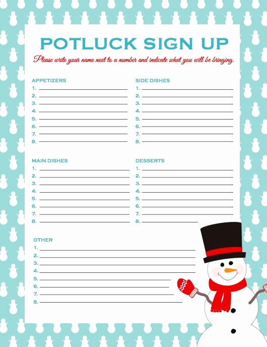 Christmas Sign Up Sheet Templates Awesome 17 Best Images About I M An Ocd List Lover On Pinterest