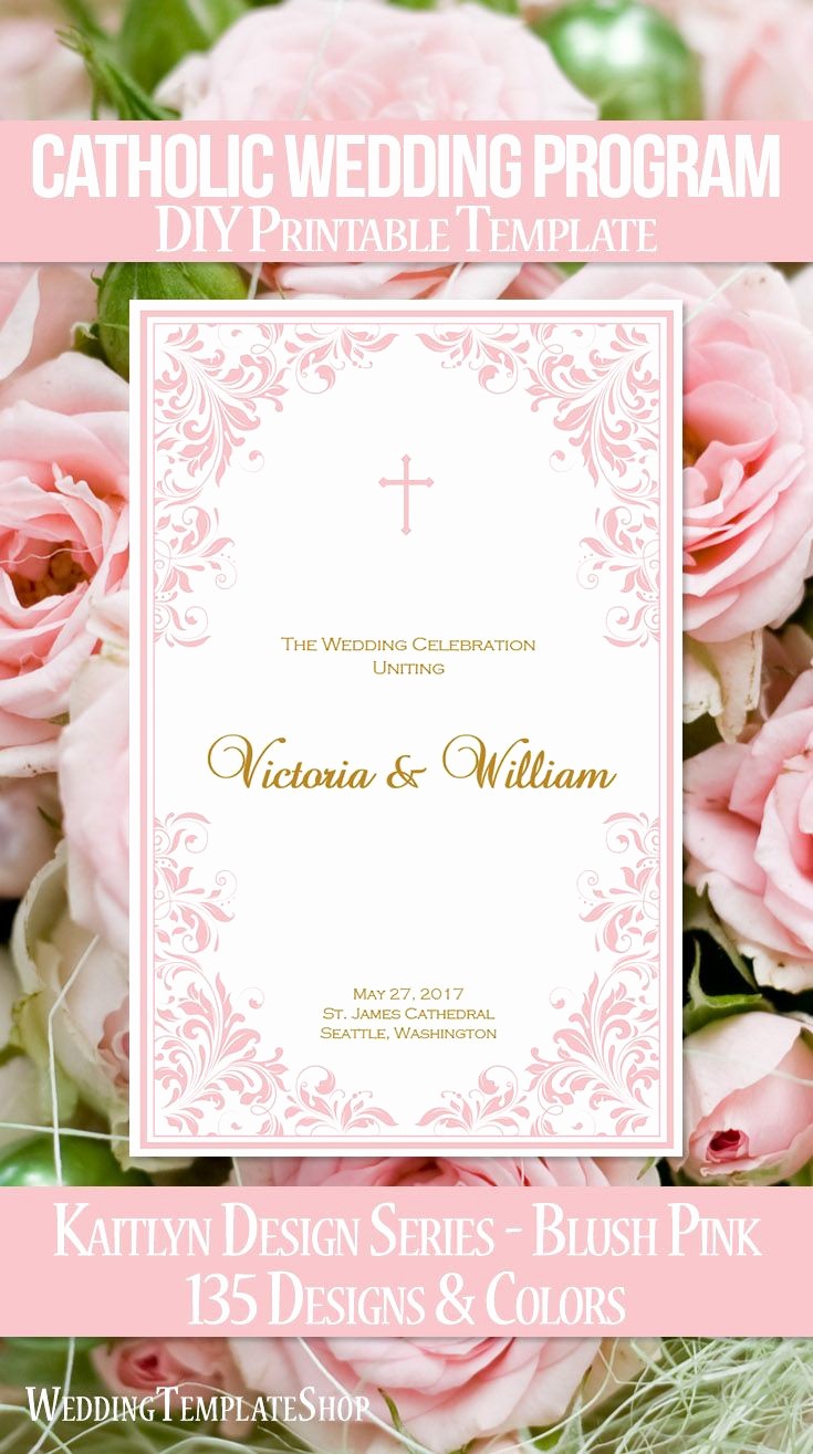 Church order Of Service Template Luxury Best 20 Catholic Wedding Programs Ideas On Pinterest