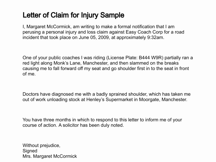 Claim Denial Letter Sample Airline Unique Letter Of Claim