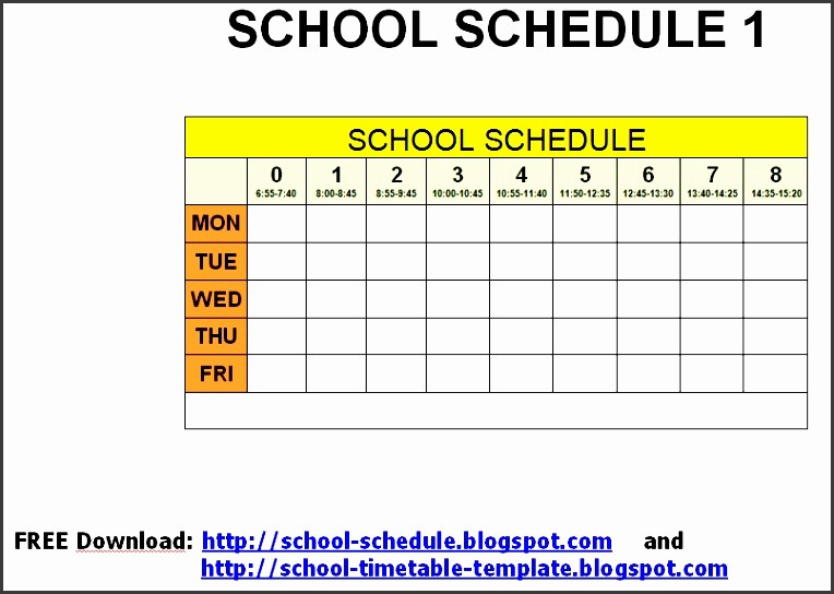 Class Schedule Maker Free Online Inspirational 10 Class Schedule Maker Sampletemplatess Sampletemplatess