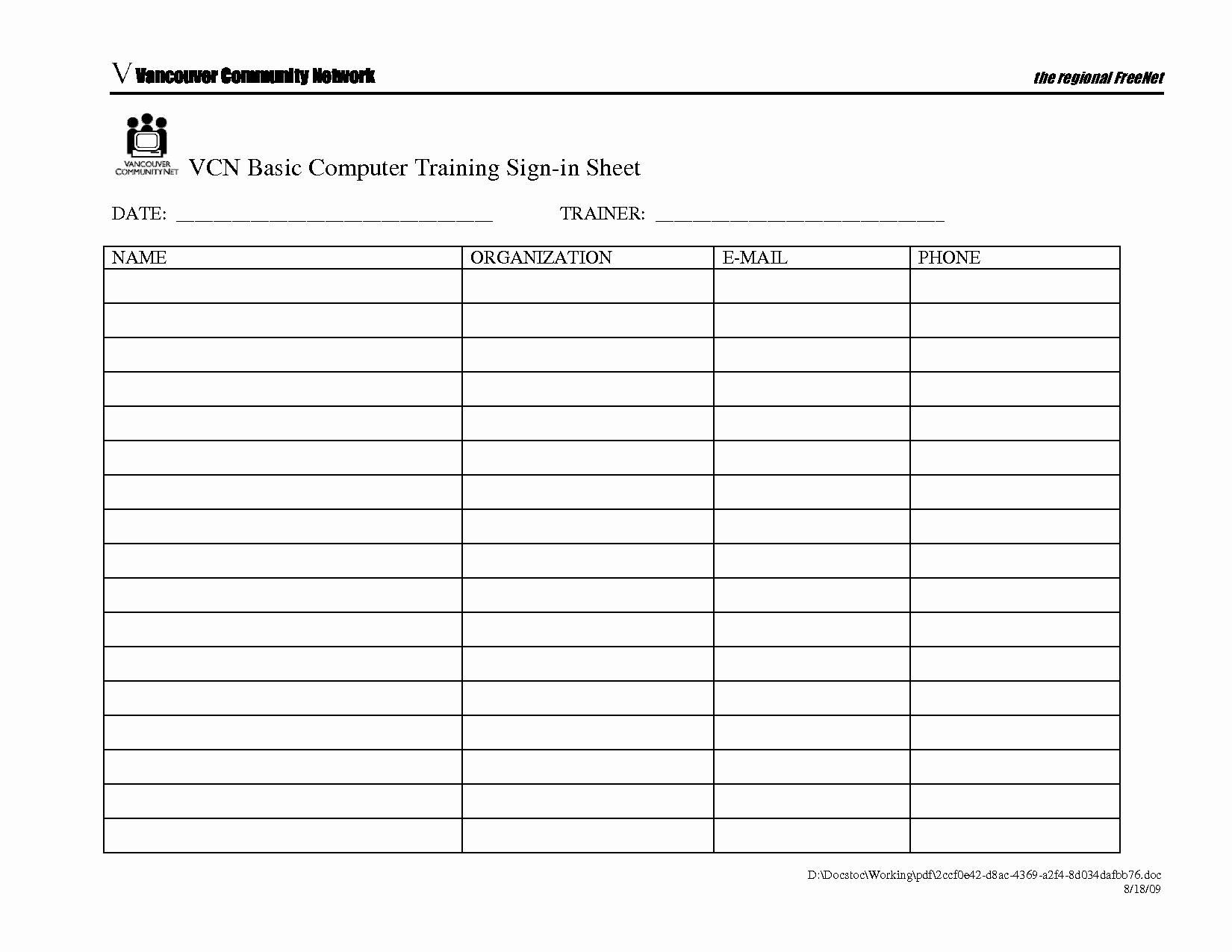 Class Sign In Sheet Template New Best S Of Class Sign Up Sheet Template Safety Sign