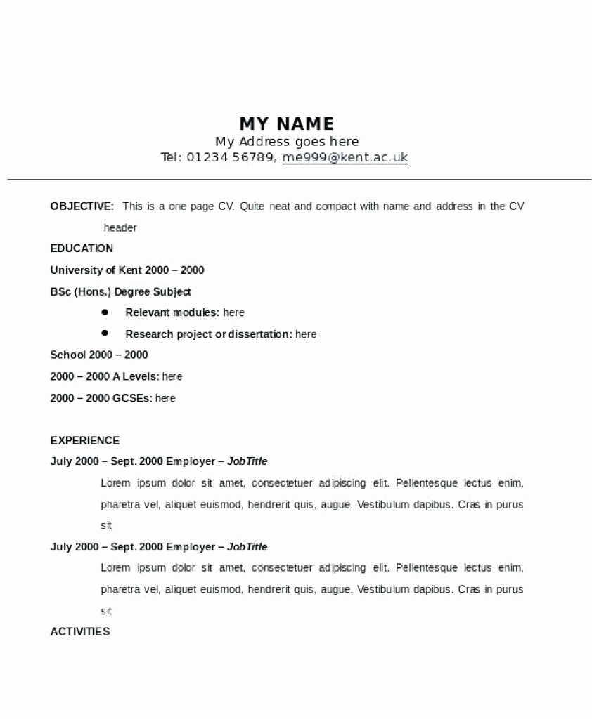 Classic Resume Template Word Download Luxury Classic Resume Template Word Download