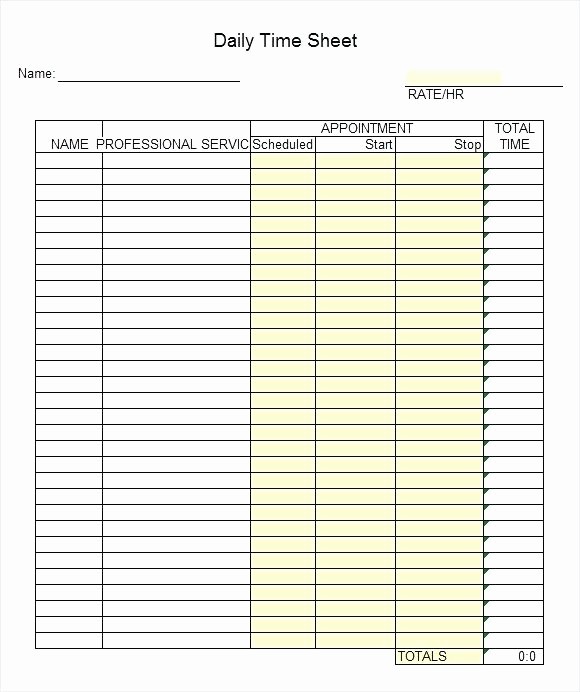 Clock In and Out Timesheet Best Of Timecard Template Excel Blank Time Card Template with