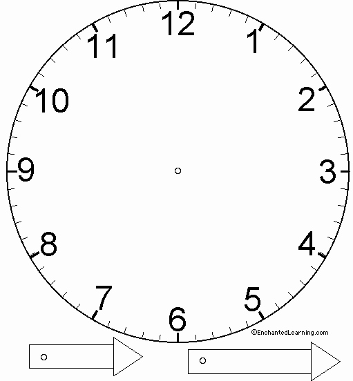 Clock In Clock Out Template Beautiful Saat Kalıbı