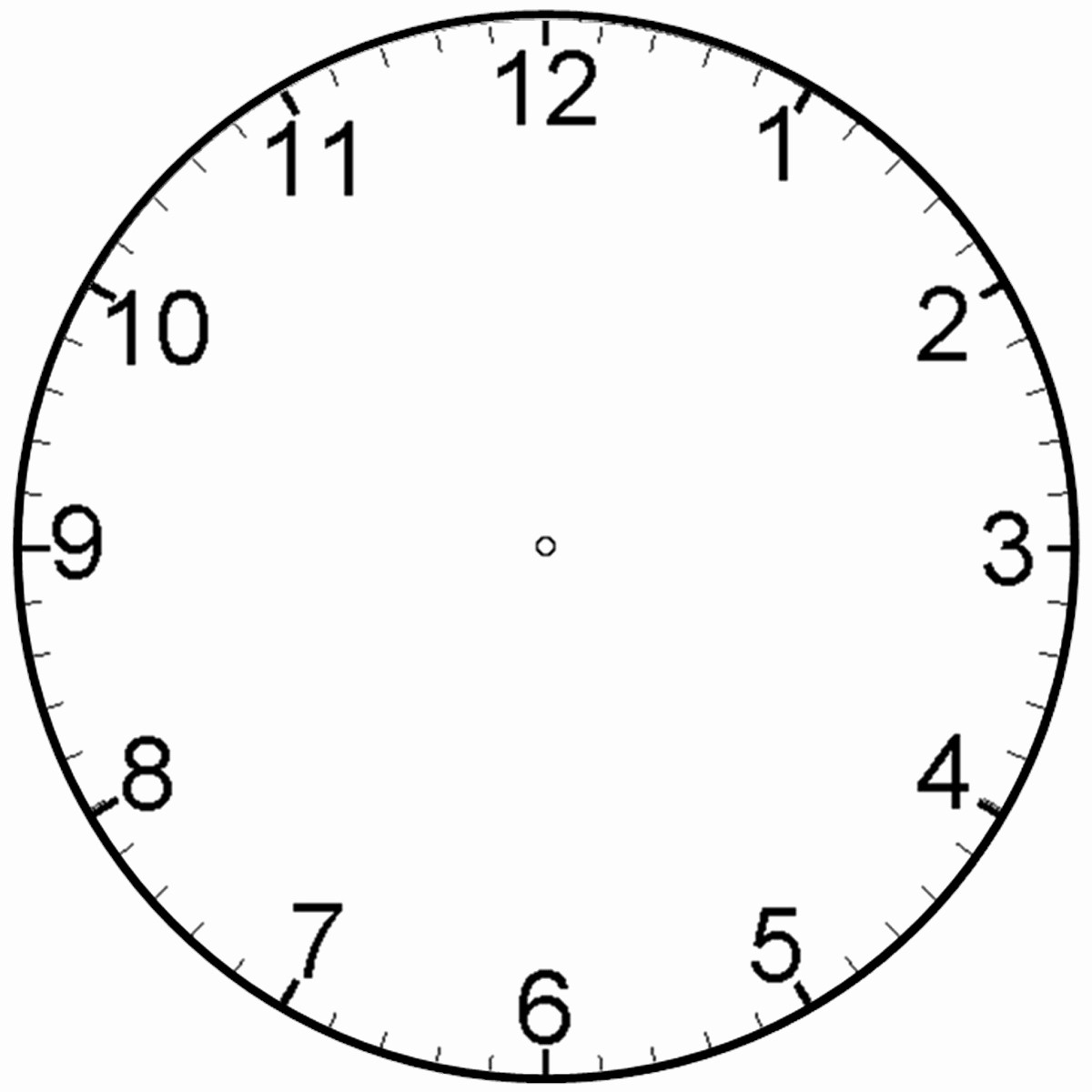 Clock In Clock Out Template Elegant Clock Face Template Blank