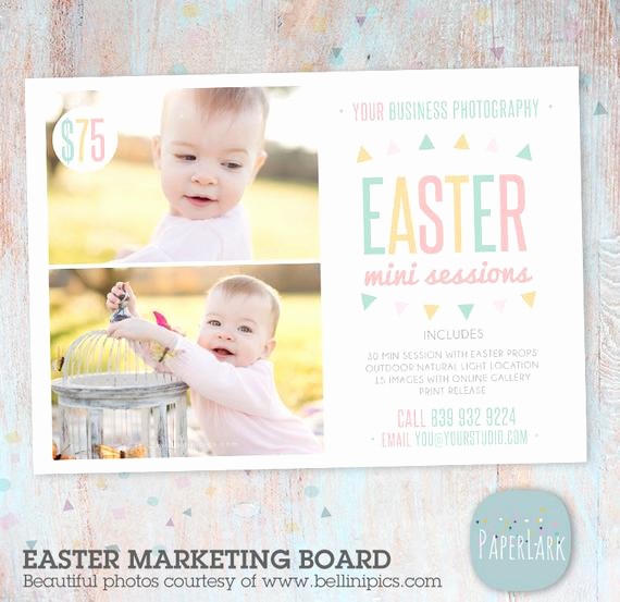 Closed for Easter Sign Template Fresh Items Similar to Easter Mini Session Marketing Board