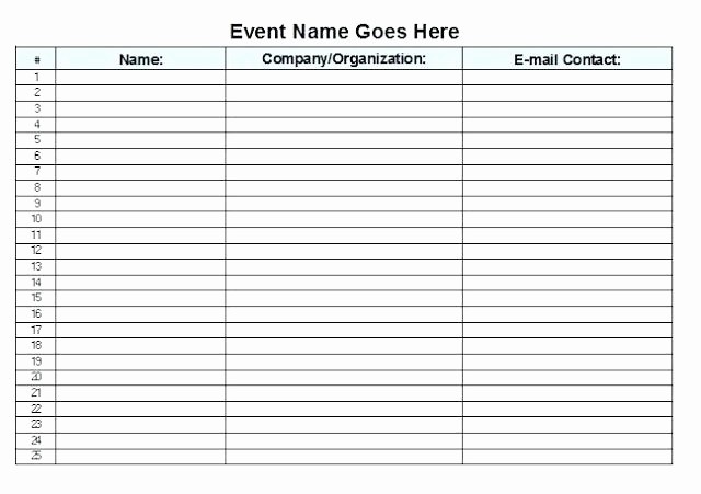 Club Sign In Sheet Template Beautiful Excel Sign by Sign Free Sign In Sheet Template Excel