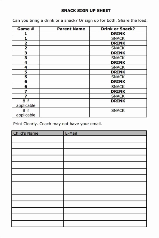 Club Sign In Sheet Template Best Of 4 Sign In Sheet Templates Excel Xlts
