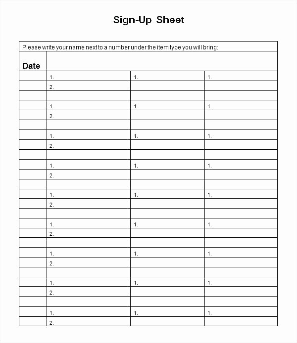 Club Sign In Sheet Template Inspirational Sign F Sheet Template Excel Sign In Template Excel