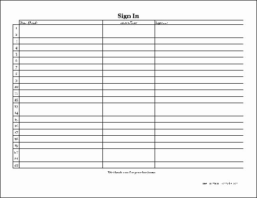 Club Sign In Sheet Template New Templates for Sign In Sheets School Club Sign Up Sheet