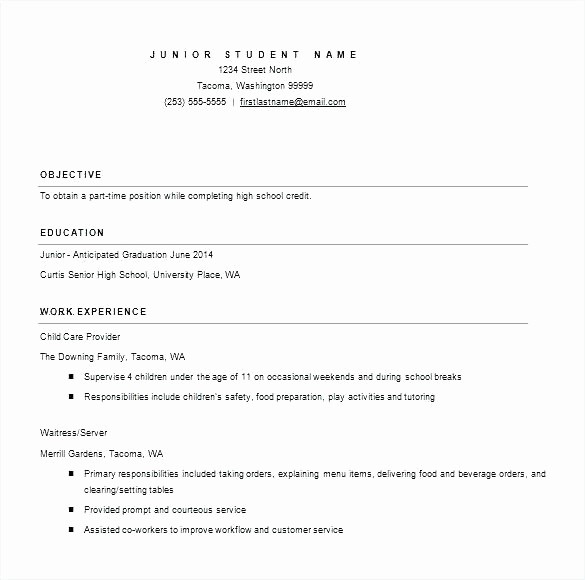 College Application Resume Template Word New College Resume Template Word – Amere